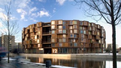 دانلود پاورپوینت تحلیل نمونه موردی خوابگاه تایتگن دانمارک